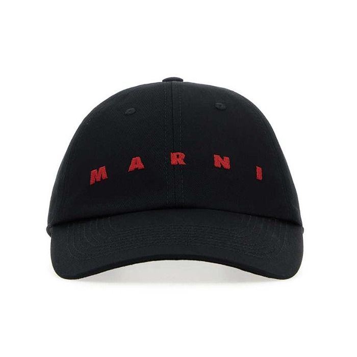 MARNI 마르니 모자 로고 볼캡 CLZC0108S0UTC311 (BK)